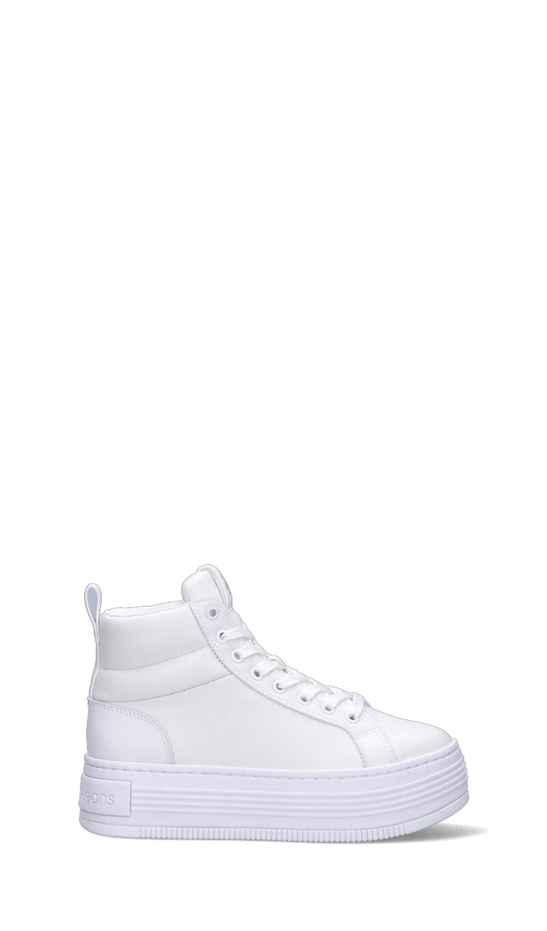 CALVIN KLEIN JEANS Polacco donna bianco in pelle