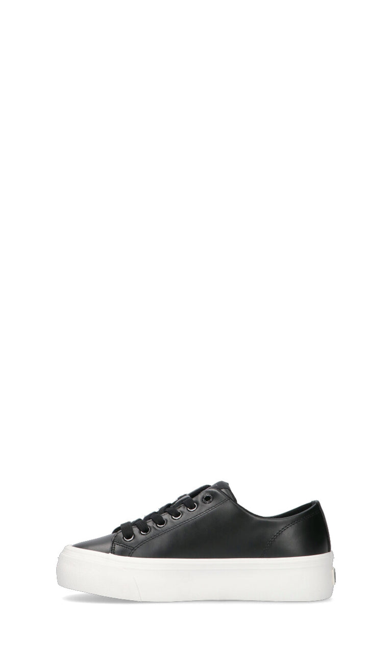 CALVIN KLEIN JEANS Sneaker donna nera in pelle