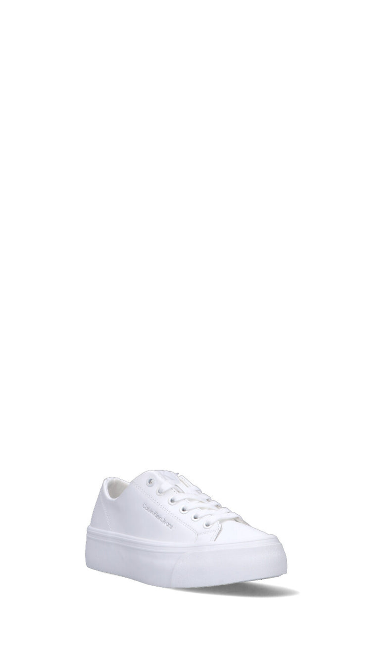 CALVIN KLEIN JEANS Sneaker uomo bianca in pelle