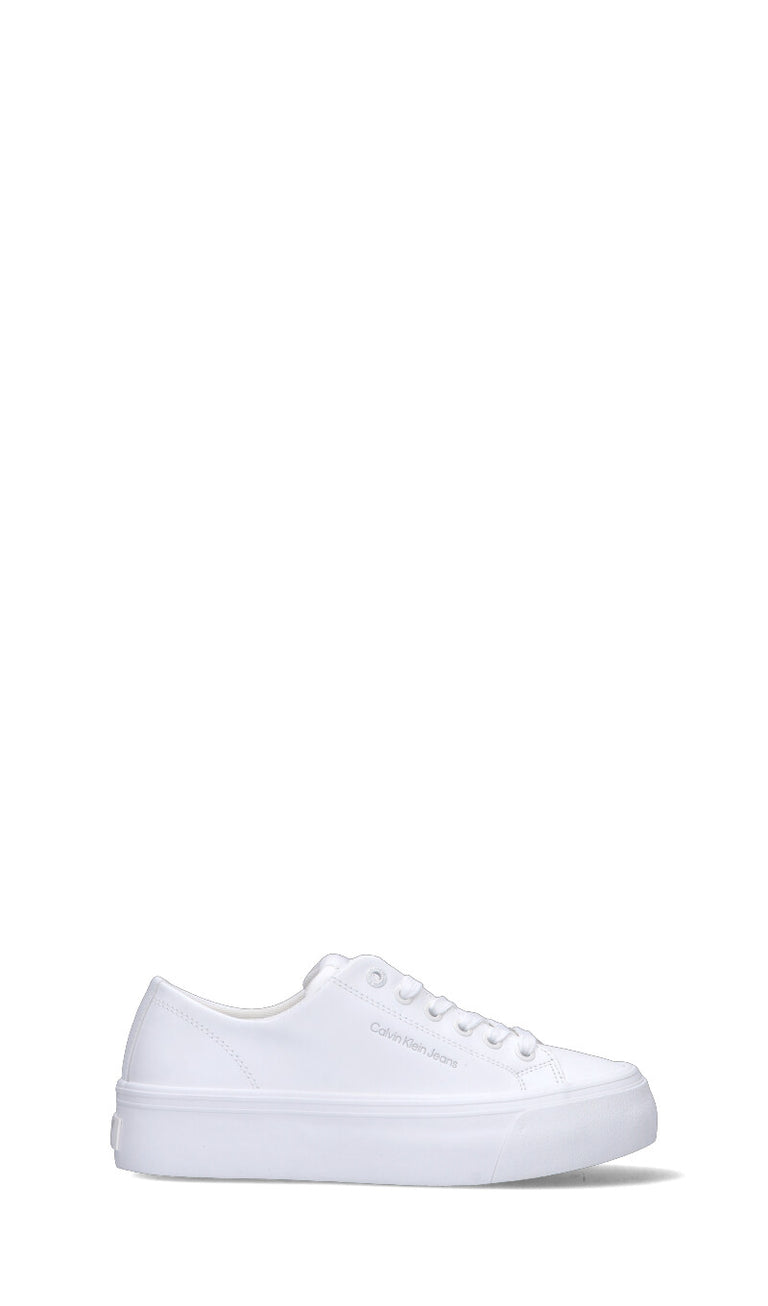 CALVIN KLEIN JEANS Sneaker uomo bianca in pelle