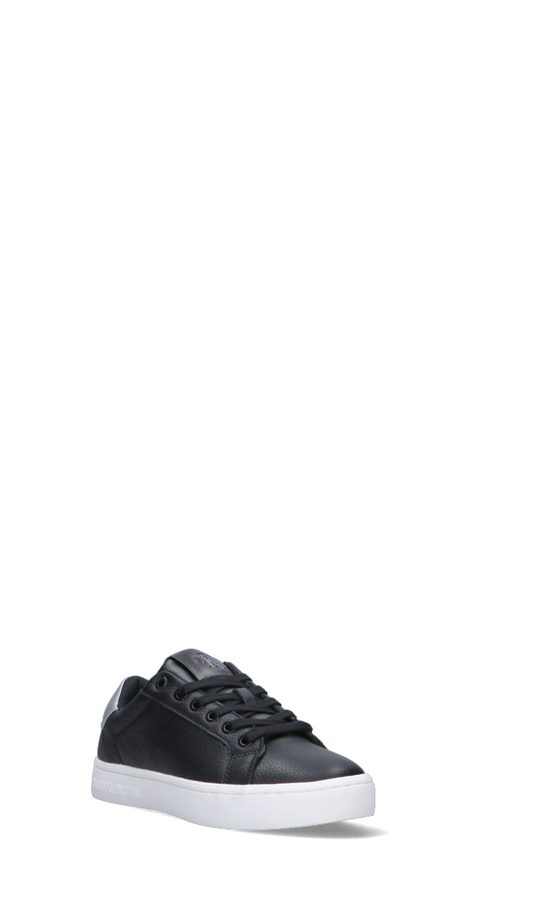 CALVIN KLEIN JEANS Sneaker donna nera in pelle