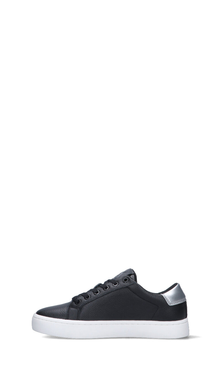 CALVIN KLEIN JEANS Sneaker donna nera in pelle