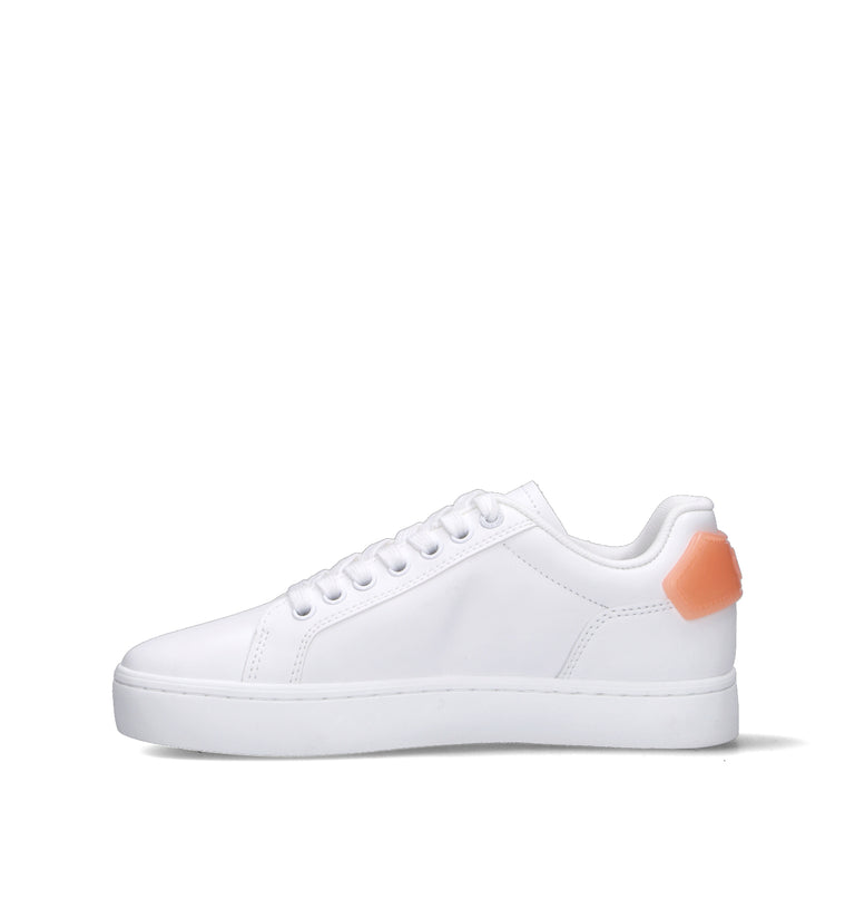 CALVIN KLEIN JEANS Sneaker donna bianca/pesca
