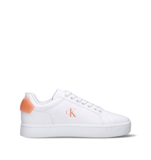 CALVIN KLEIN JEANS Sneaker donna bianca/pesca