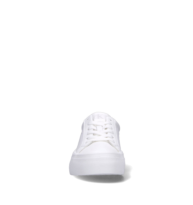 CALVIN KLEIN JEANS Sneaker donna bianca/argento