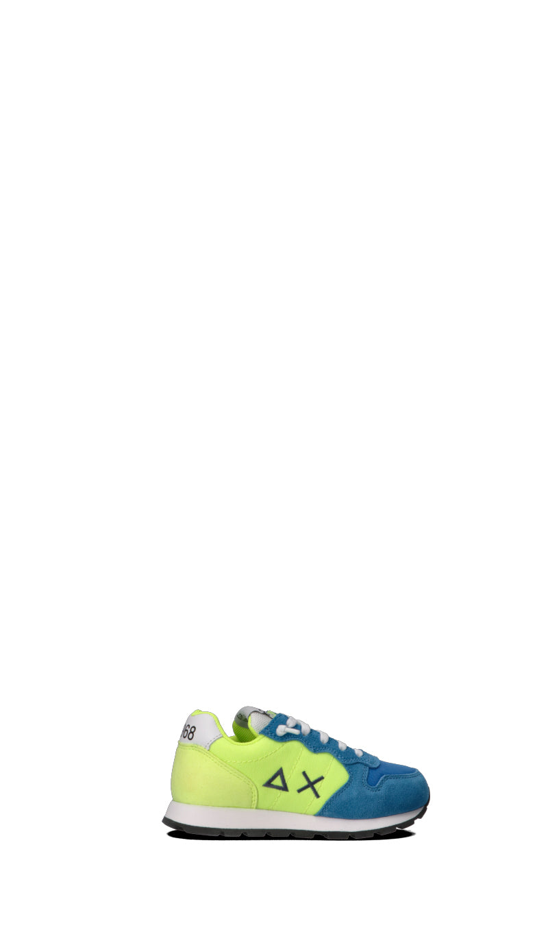 SUN68 Sneaker bimbo blu/gialla