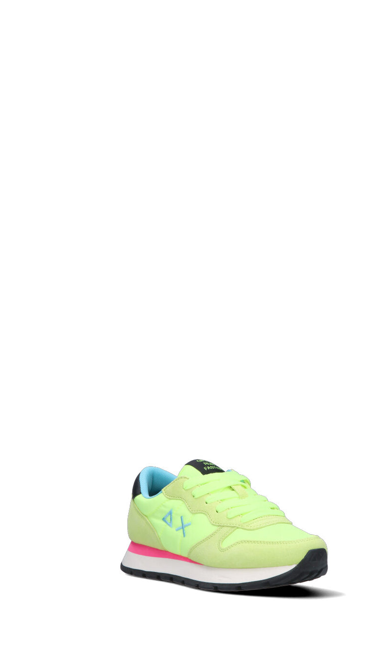 SUN68 Sneaker donna gialla in pelle