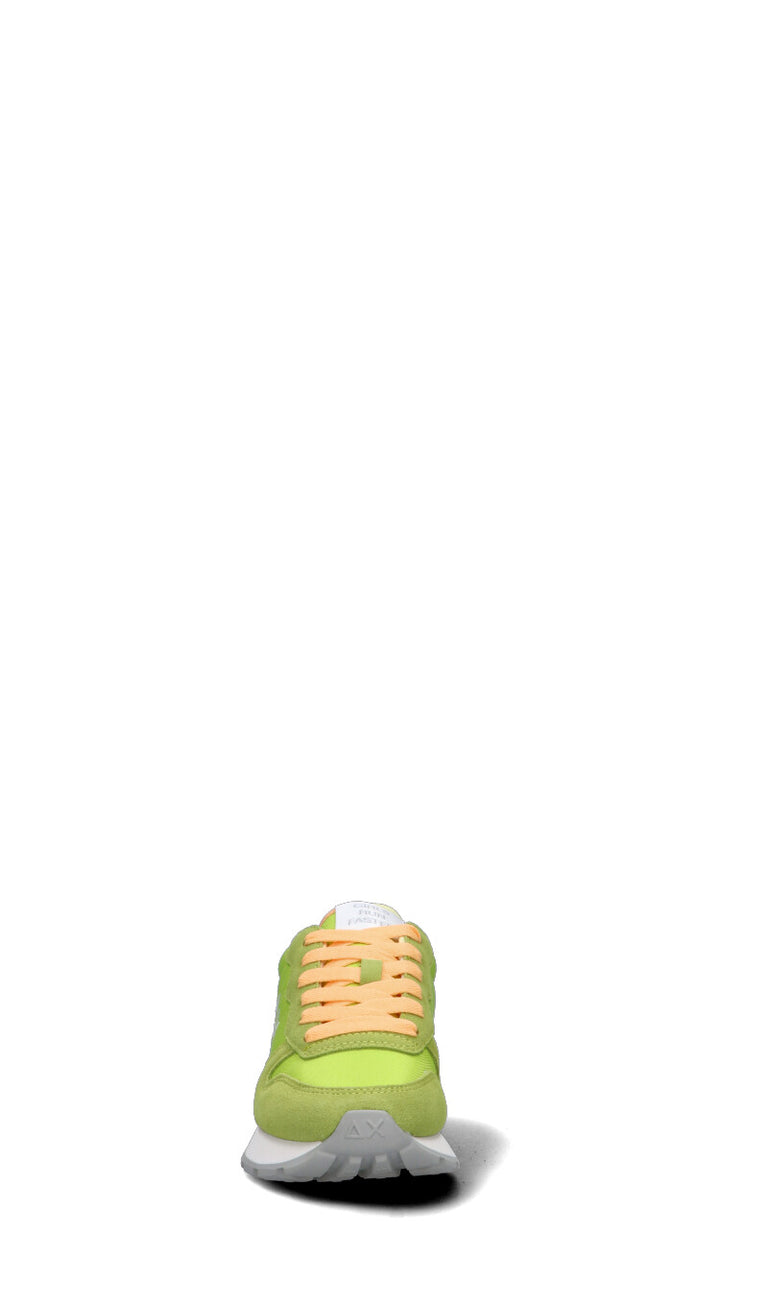 SUN68 Sneaker donna lime in suede