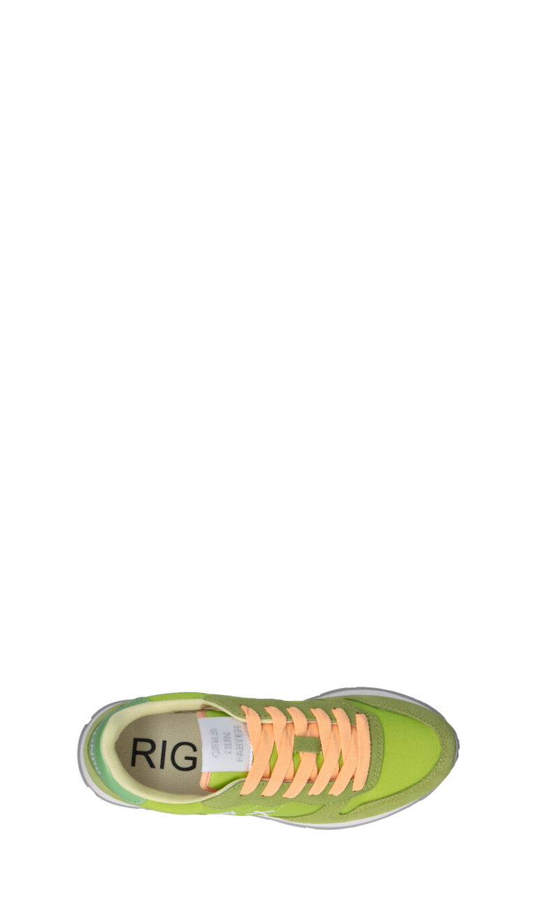 SUN68 Sneaker donna lime in suede