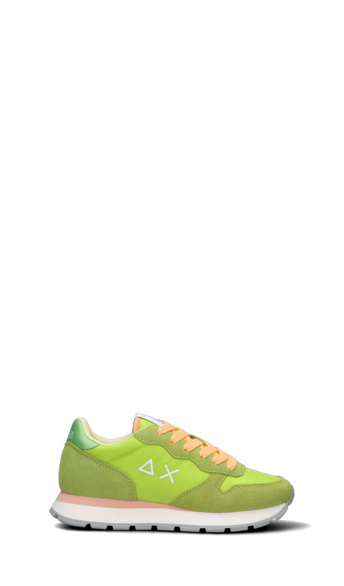 SUN68 Sneaker donna lime in suede