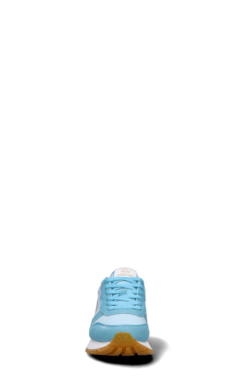 SUN68 Sneaker donna azzurra in suede