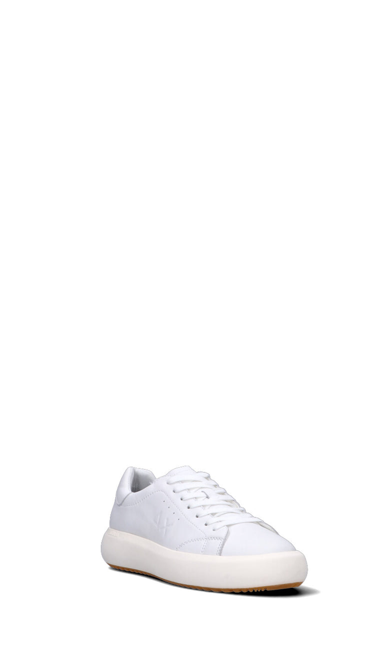 SUN68 Sneaker uomo bianca in pelle
