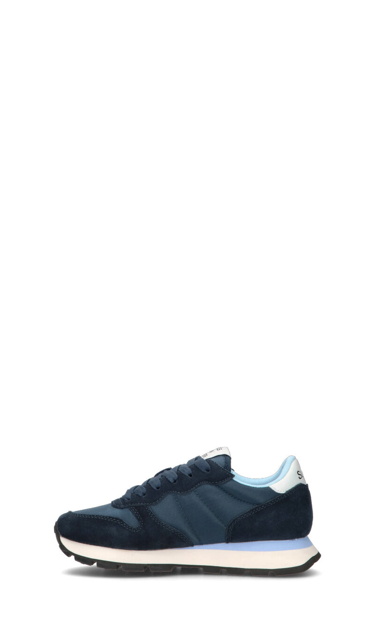 SUN68 Sneaker donna blu in suede