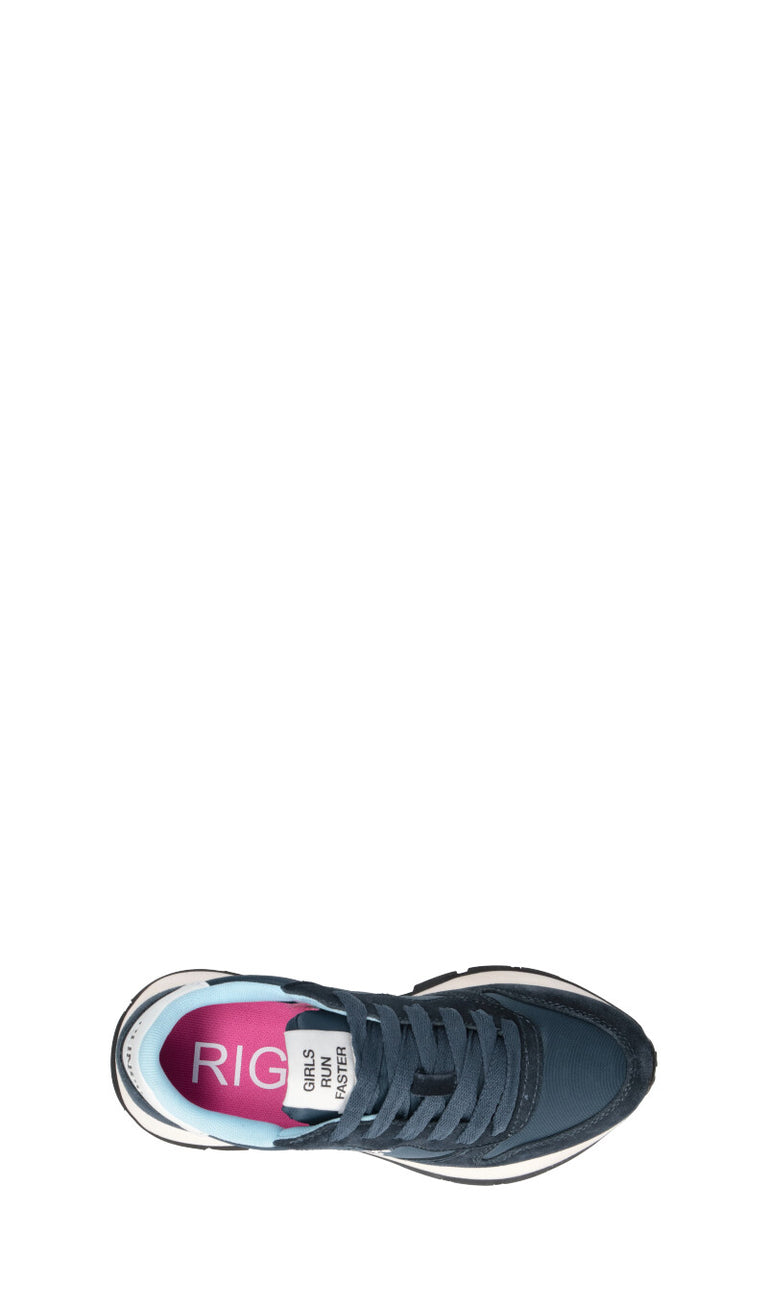 SUN68 Sneaker donna blu in suede