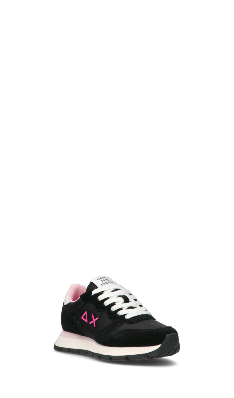 SUN68 Sneaker donna nera in suede