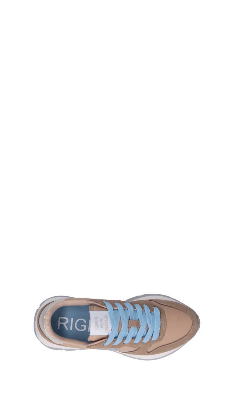 SUN68 Sneaker donna beige in suede