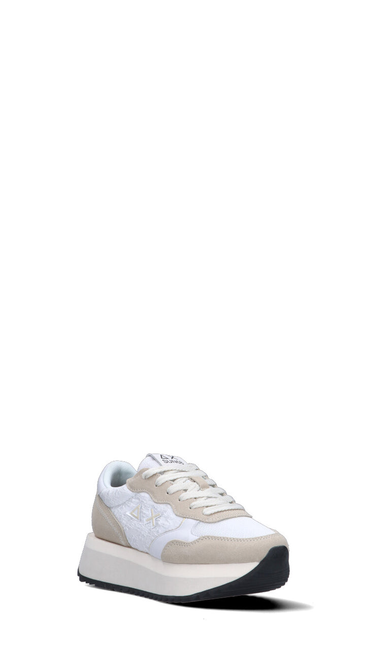 SUN68 Sneaker donna bianca/beige