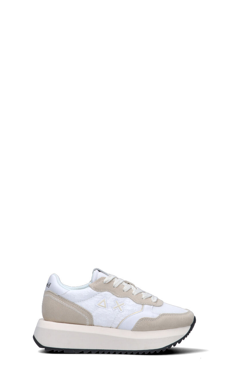 SUN68 Sneaker donna bianca/beige