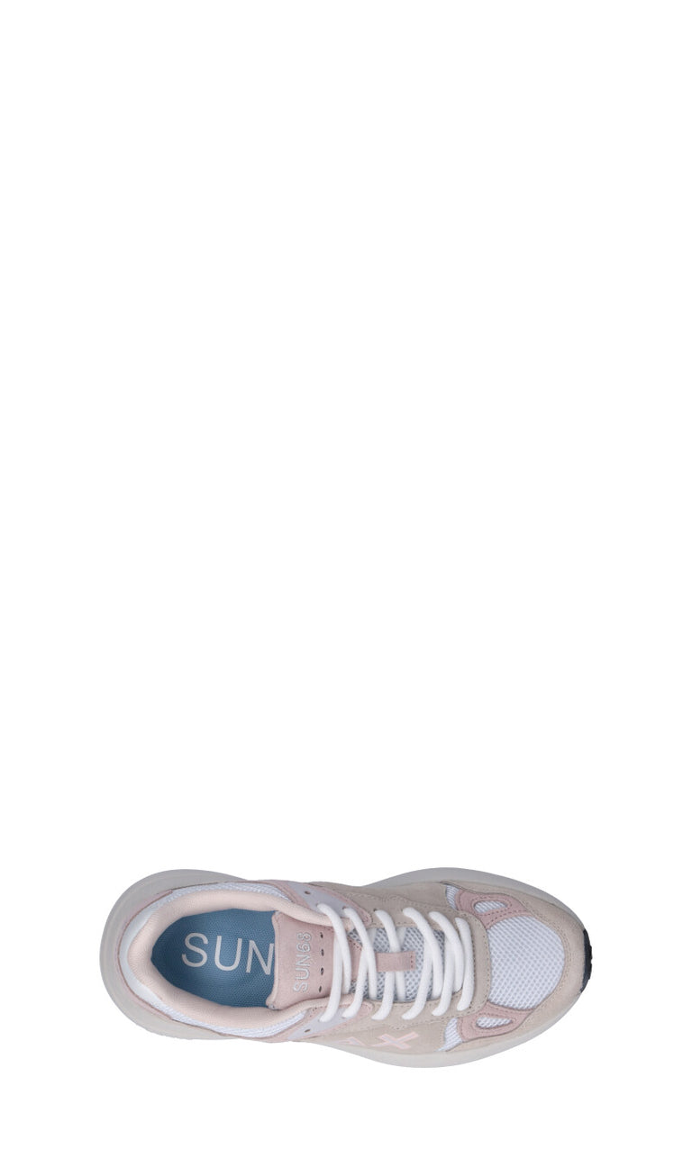 SUN68 Sneaker donna panna