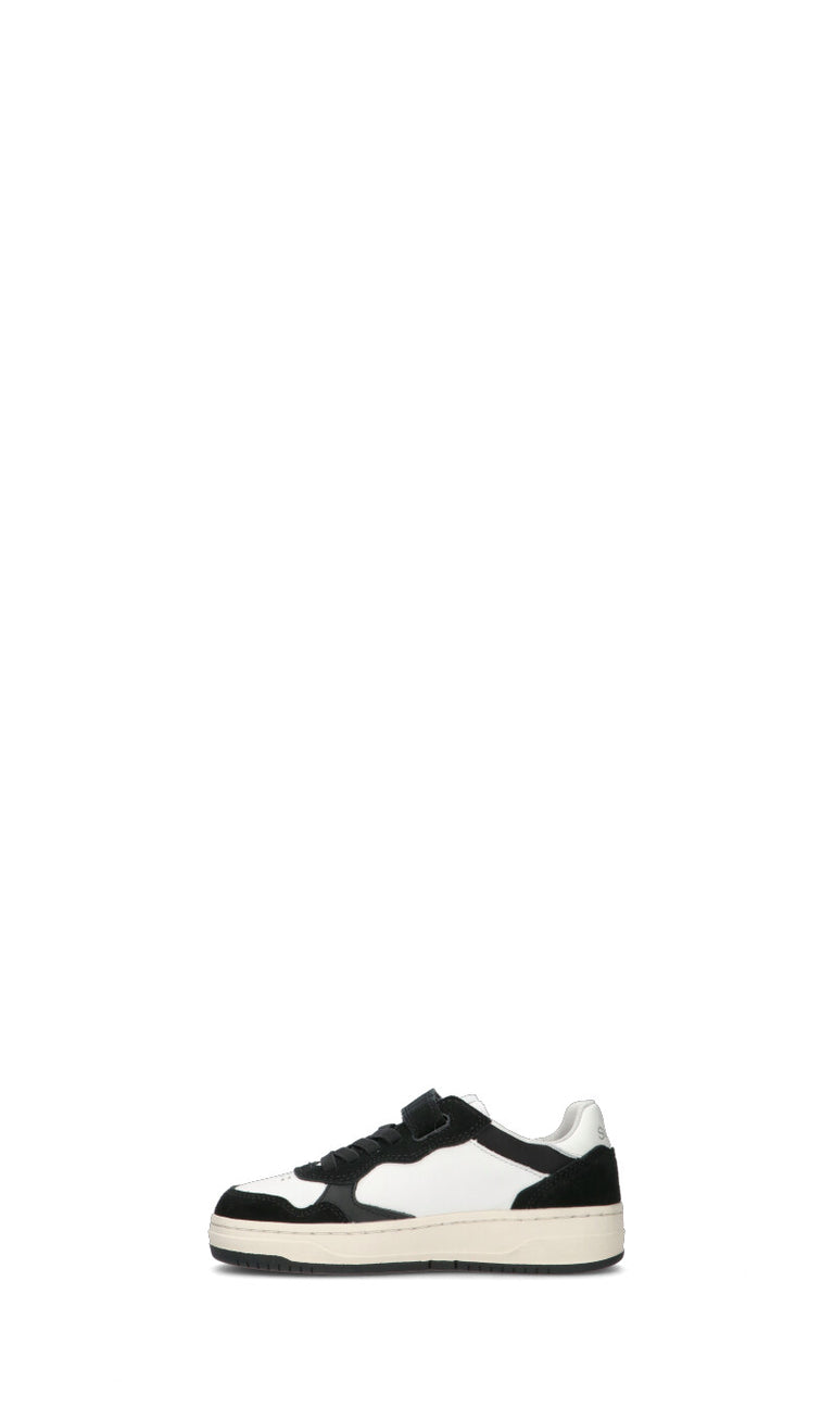SUN 68 Sneaker unisex bimbi bianca/nera