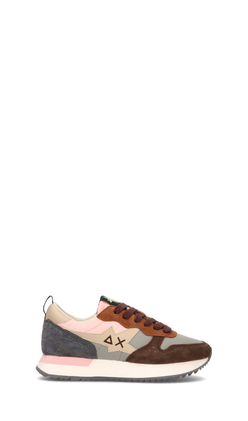 SUN68 Sneaker donna multicolor in pelle