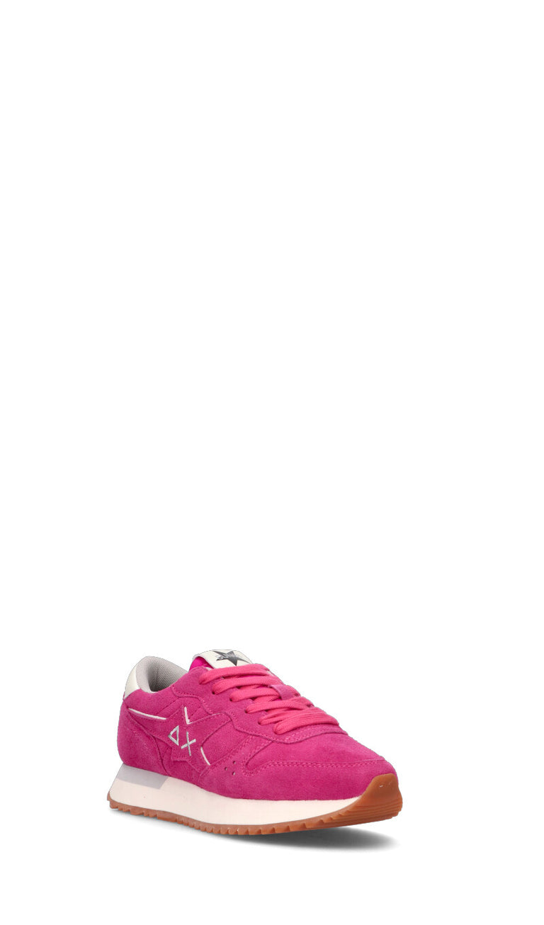 SUN68 Sneaker donna fucsia in pelle