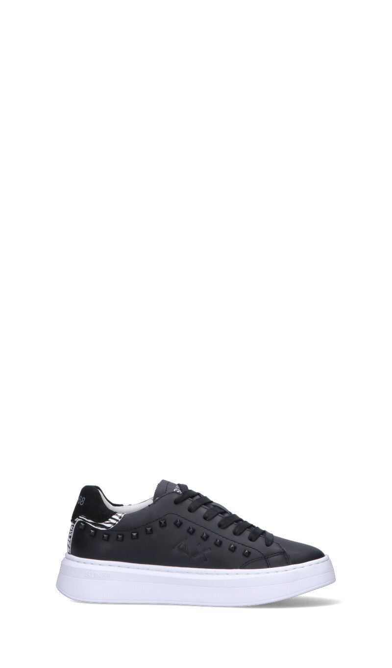 SUN68 Sneaker donna nera in pelle
