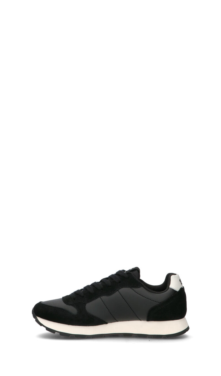 SUN68 Sneaker uomo nera in suede