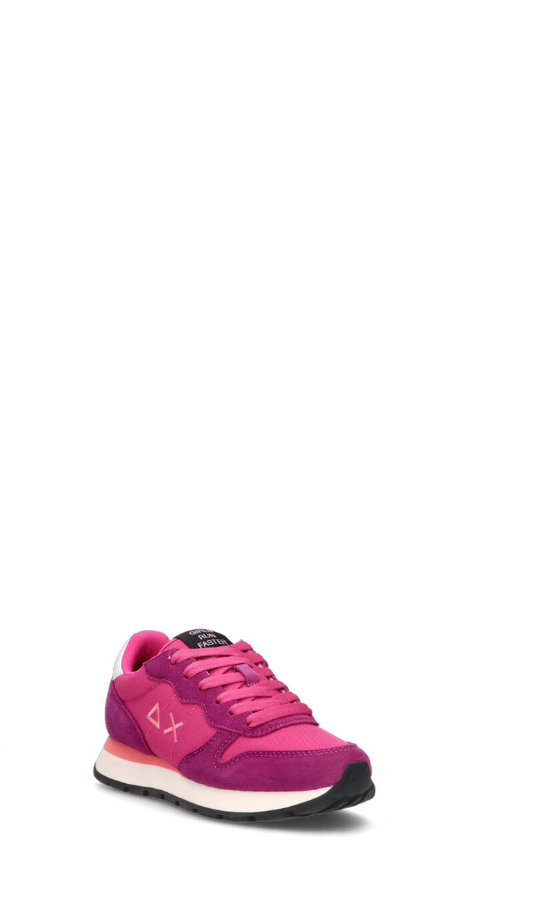 SUN68 Sneaker donna rosa e viola in suede