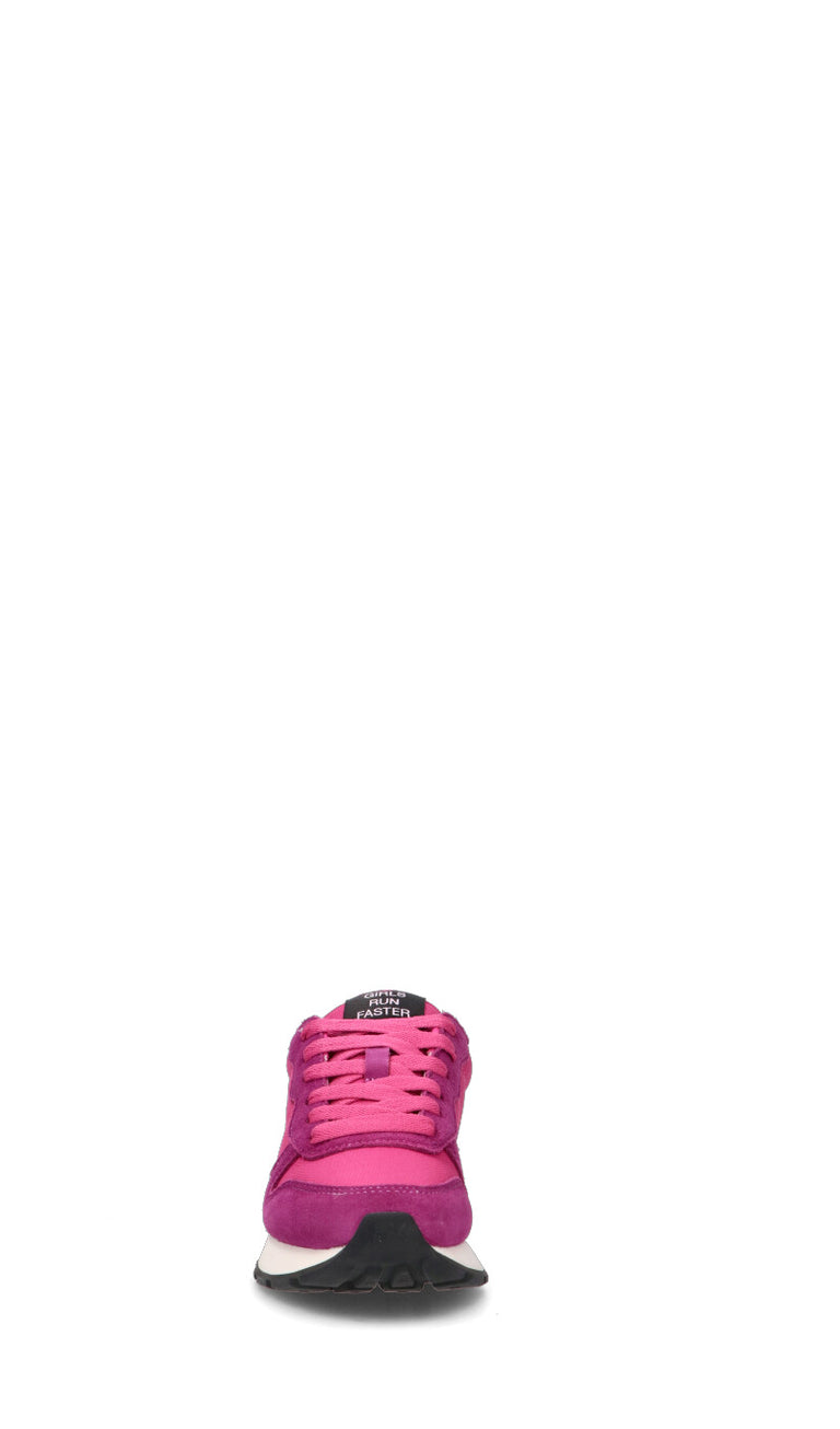 SUN68 Sneaker donna rosa e viola in suede