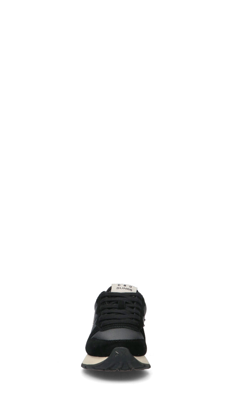 SUN68 Sneaker donna nera in suede