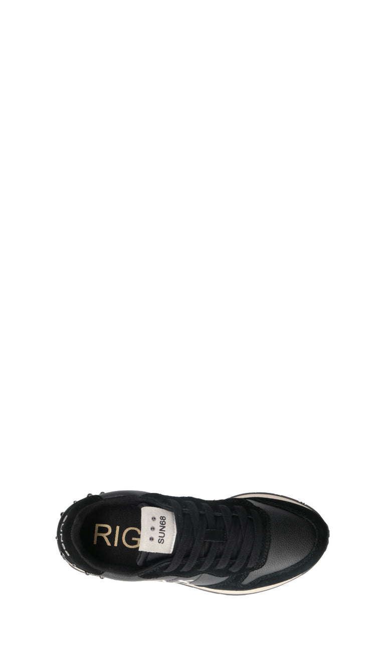 SUN68 Sneaker donna nera in suede