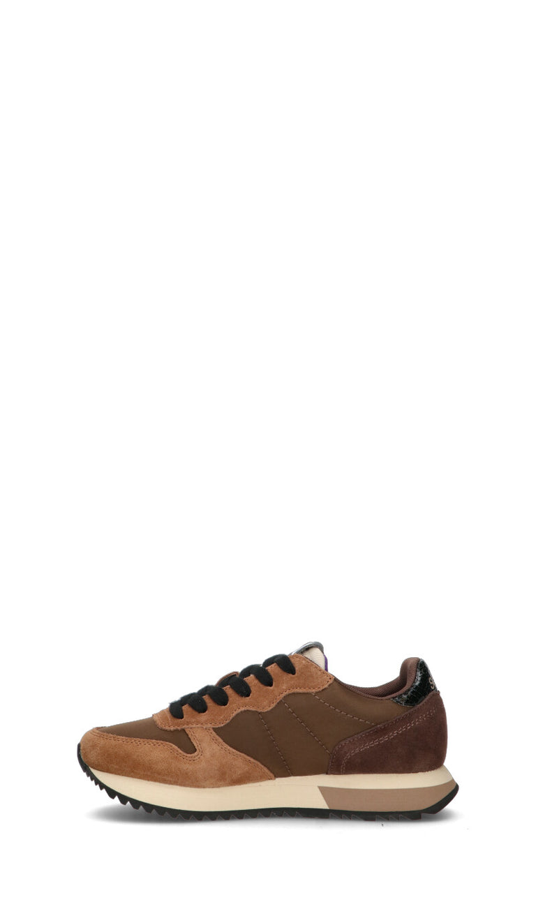 SUN68 Sneaker donna marrone in suede