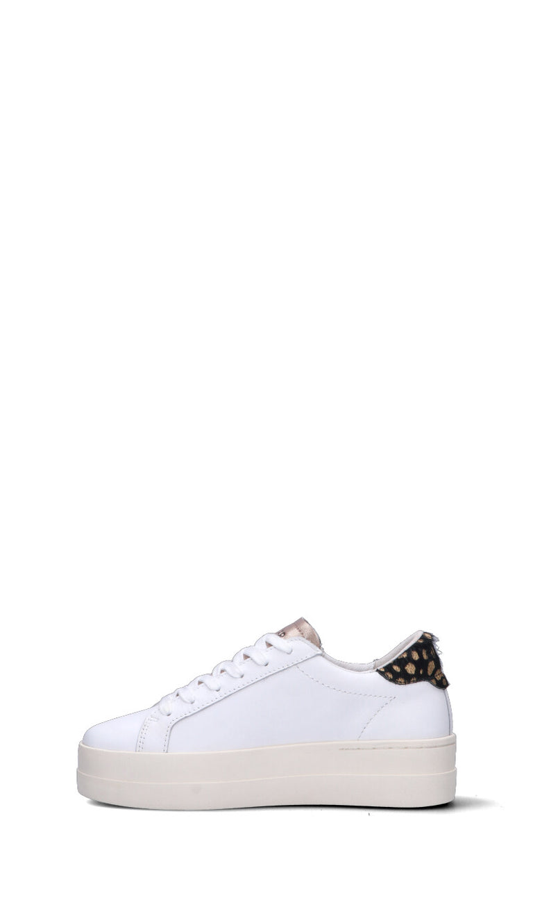 SUN68 Sneaker donna bianca in pelle