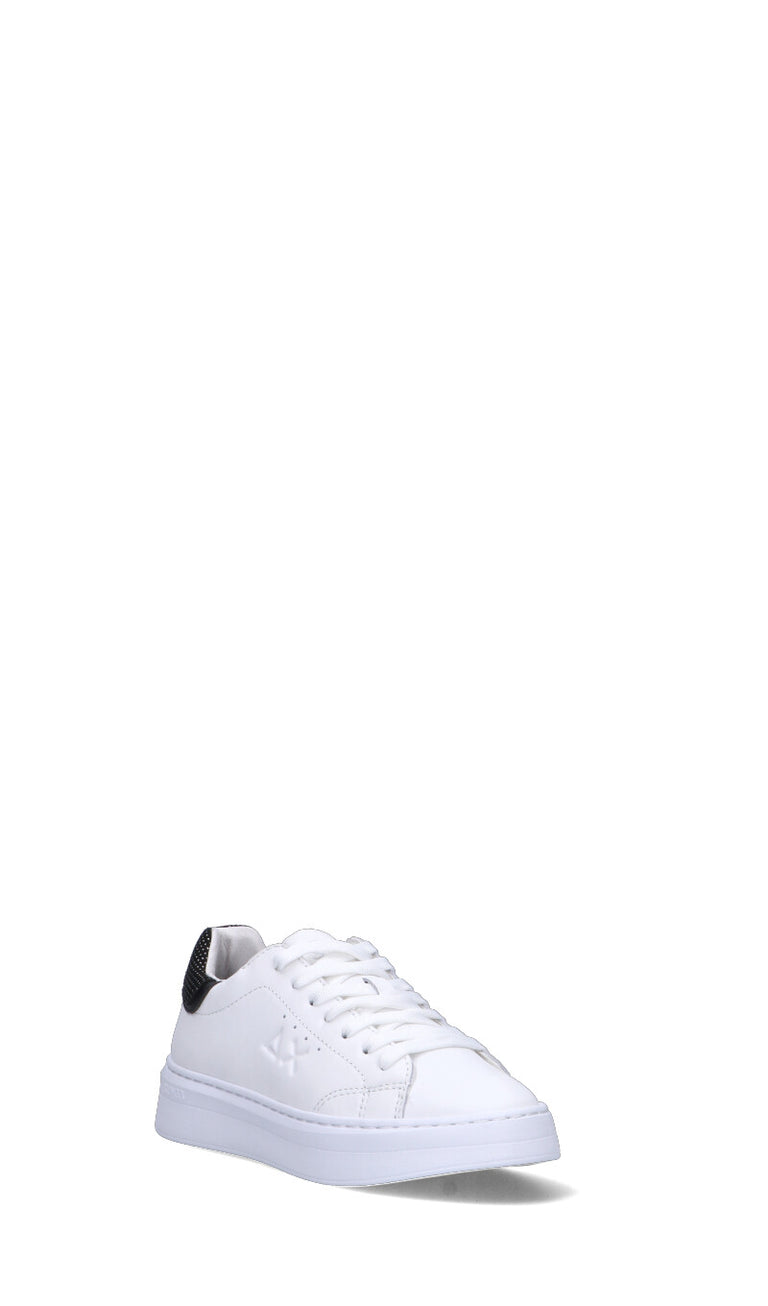 SUN68 Sneaker donna bianca/nera in pelle