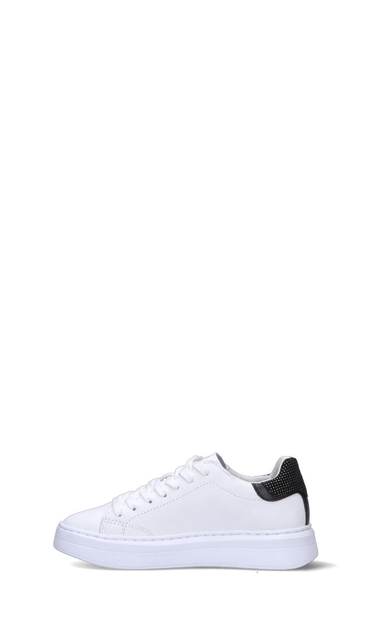 SUN68 Sneaker donna bianca/nera in pelle