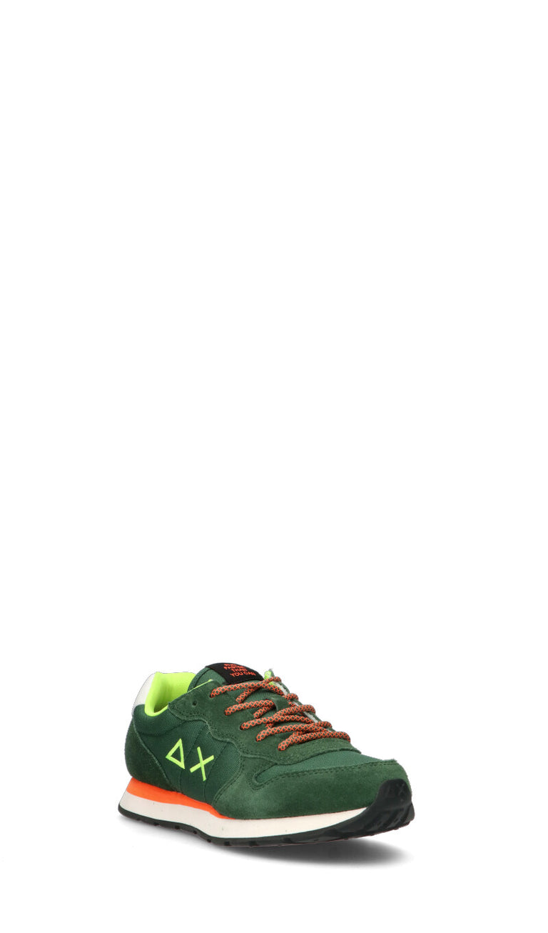 SUN68 Sneaker ragazzo/a verde in suede
