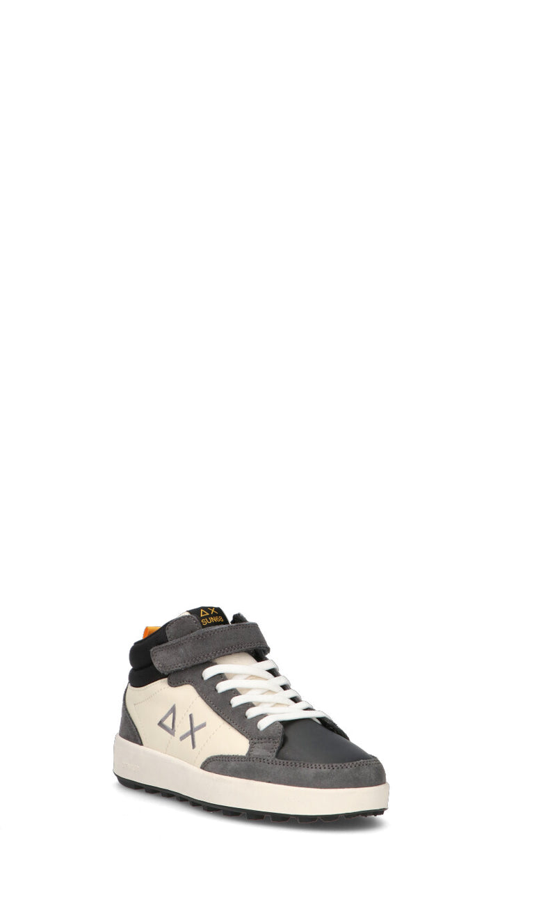 SUN68 Sneaker ragazzo/a grigia/beige in suede