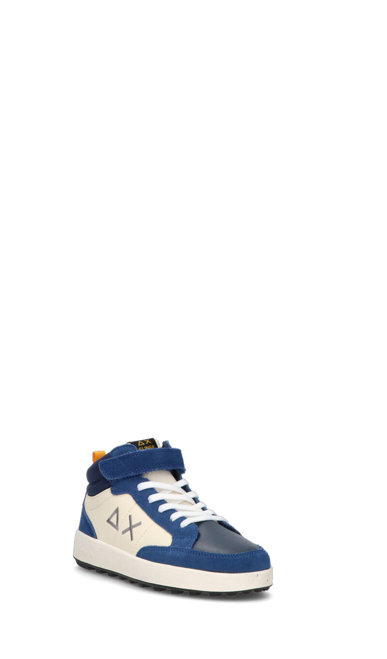SUN68 Seaker ragazzo blu in suede