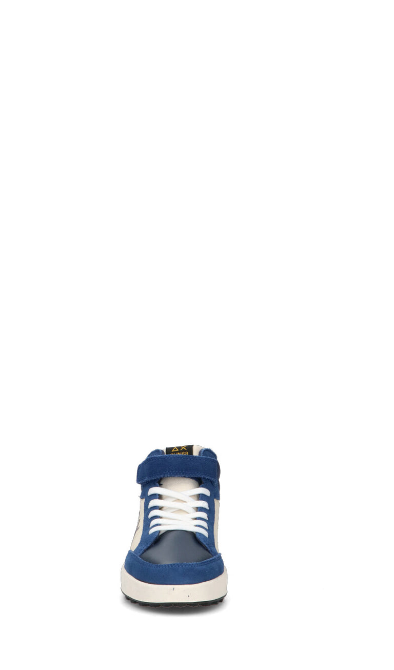 SUN68 Seaker ragazzo blu in suede