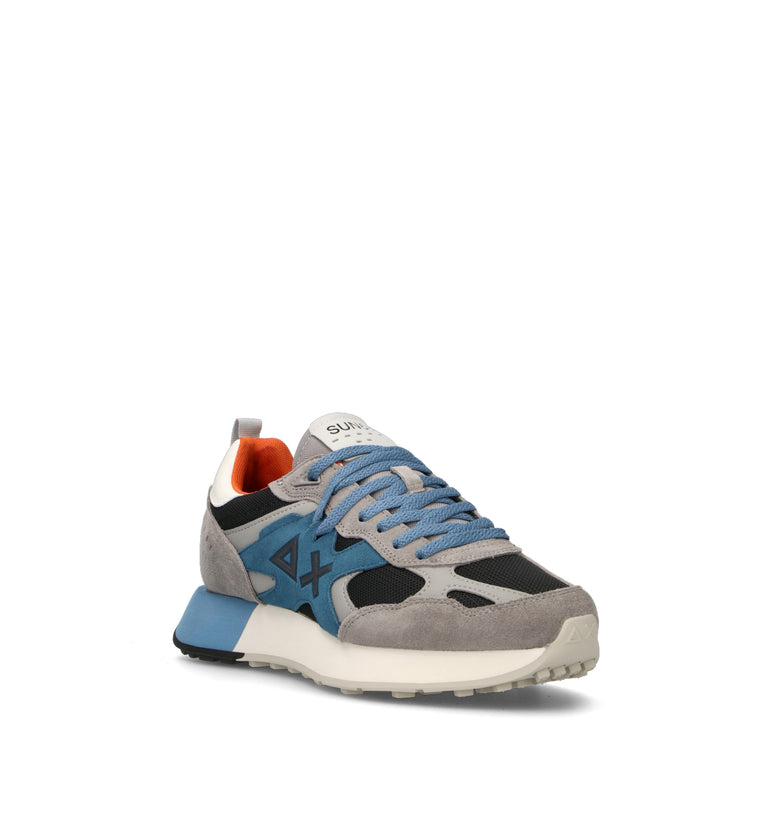 SUN68 Sneaker uomo grigia/azzurra