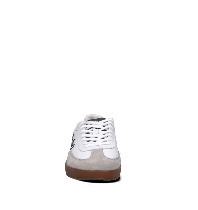 SUN68 Sneaker uomo bianca in pelle