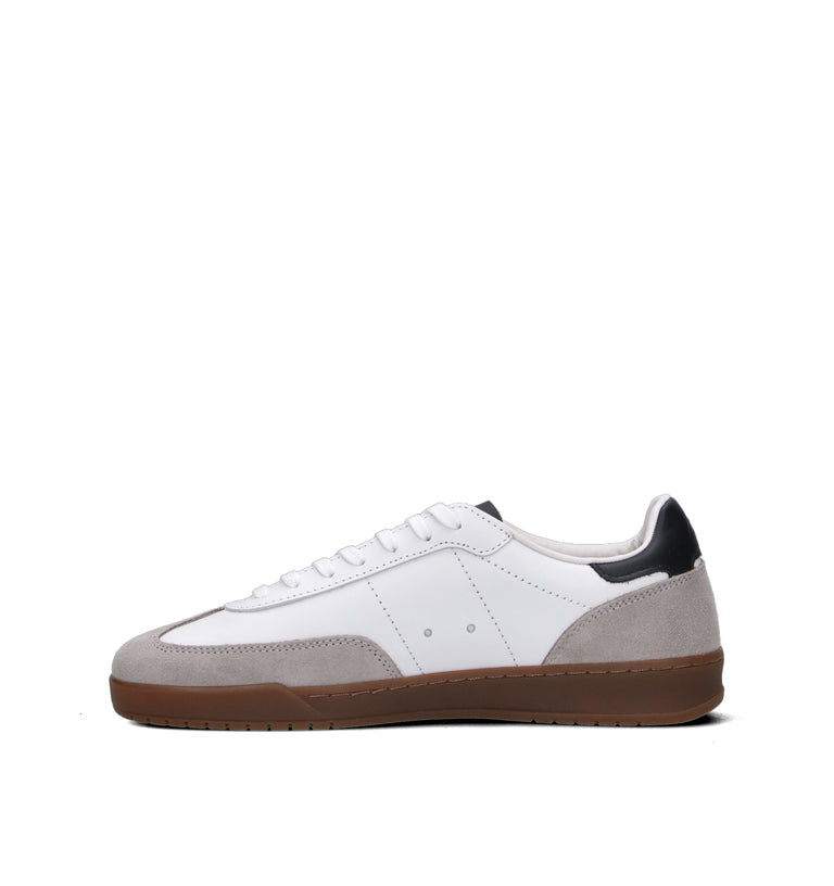 SUN68 Sneaker uomo bianca in pelle
