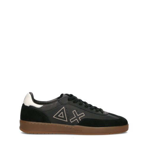 SUN68 Sneaker uomo nera in pelle