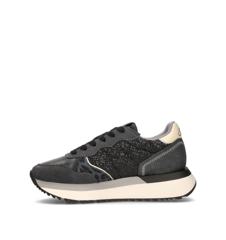 SUN68 Sneaker donna nera