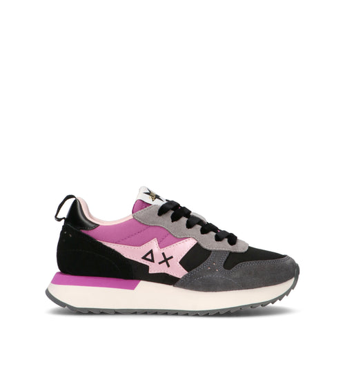 SUN68 Sneaker donna nera/rosa
