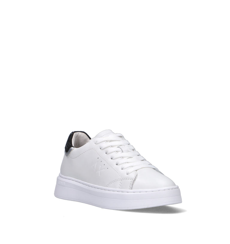 SUN68 Sneaker donna bianca/nera