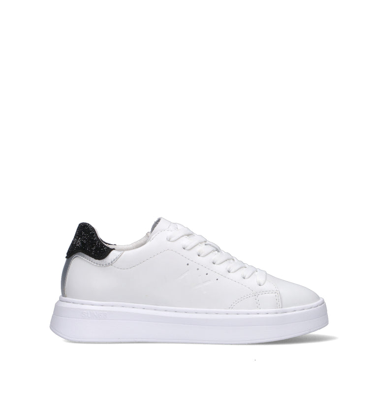 SUN68 Sneaker donna bianca/nera