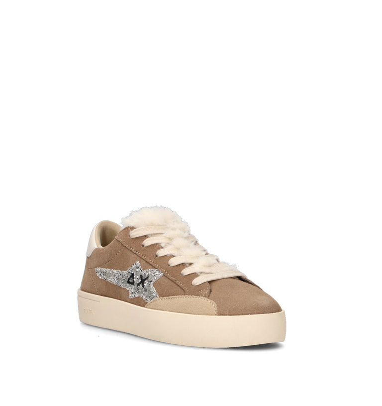 SUN68 Sneaker donna beige