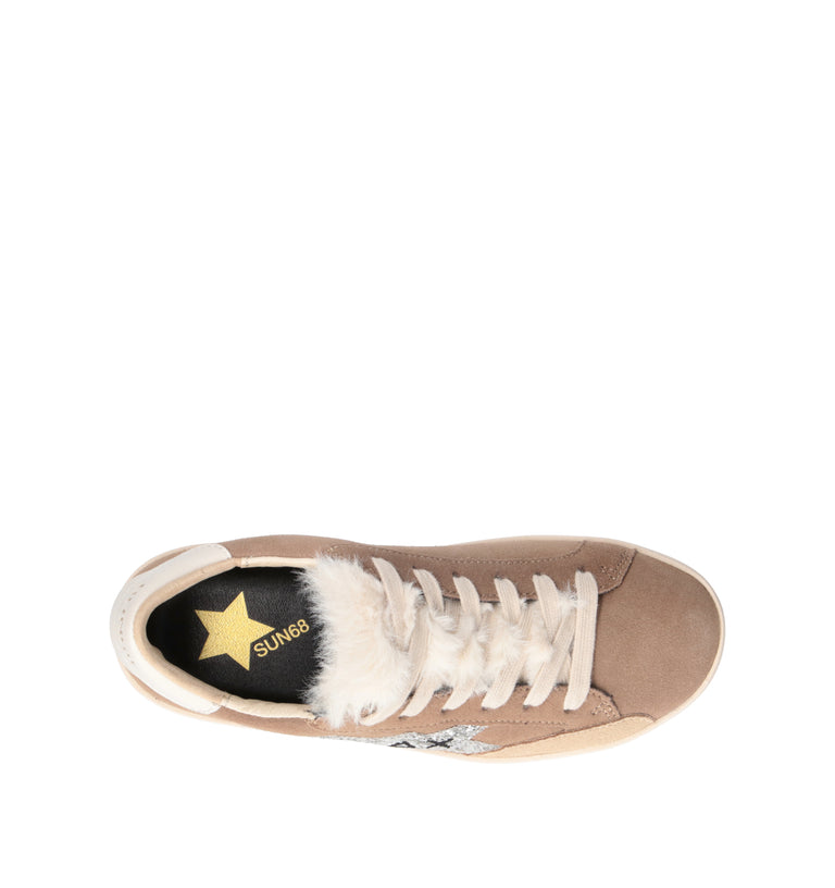 SUN68 Sneaker donna beige